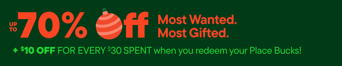 Up to 70% off Entire Site