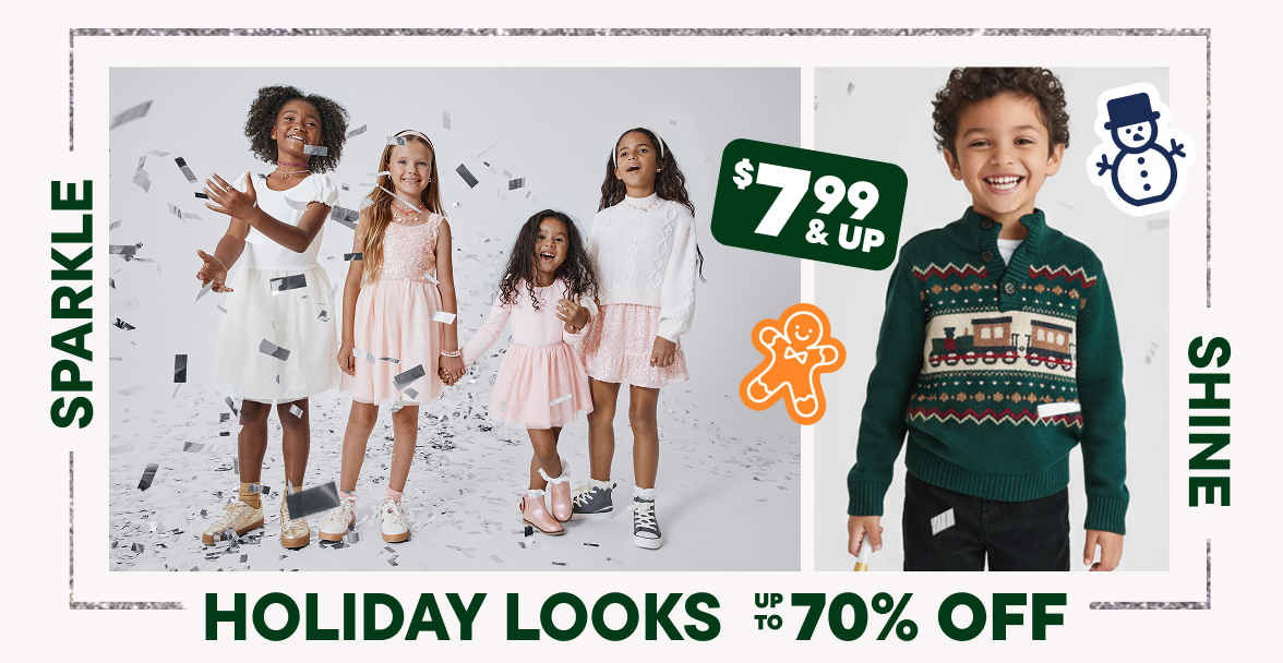 Up to 70% off Holiday Looks