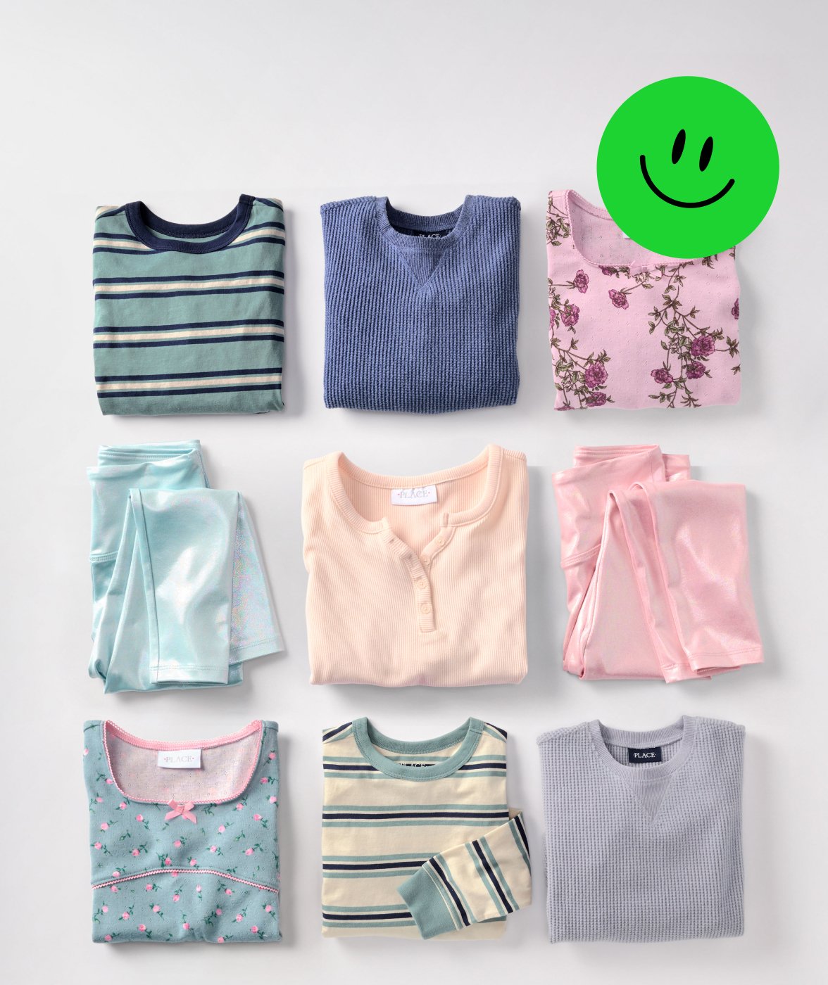 $8.99 & up Long Sleeve Tops & Bottoms