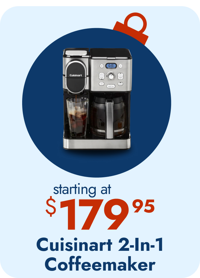 Cuisinart Coffee Center 2-In-1 Coffeemaker
