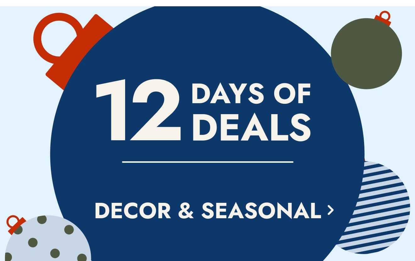 12 Days of Deals—Seasonal Decor