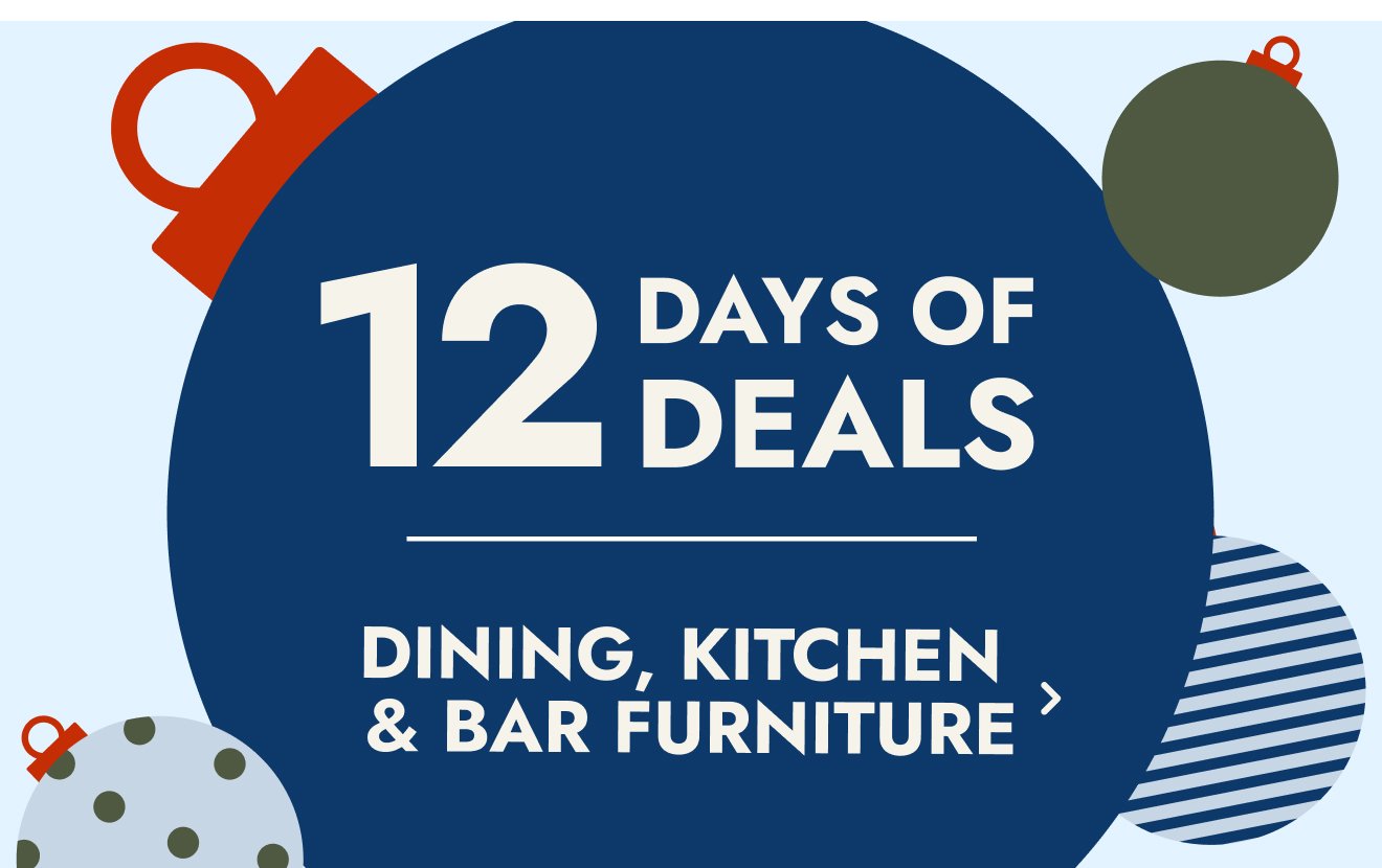 12 Days of Deals - Dining Furniture