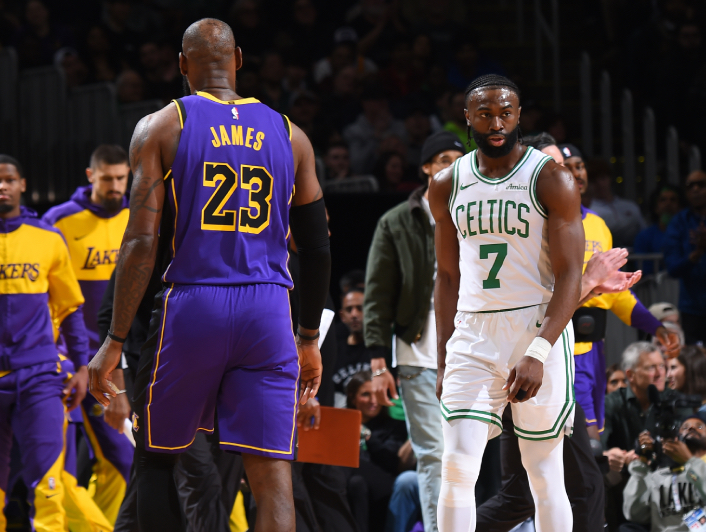 LeBron James, Jaylen Brown