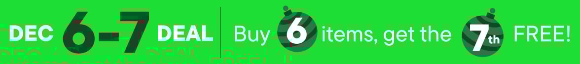 Buy 6 items, get 7th free