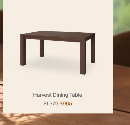 Harvest Extendable Dining Table 