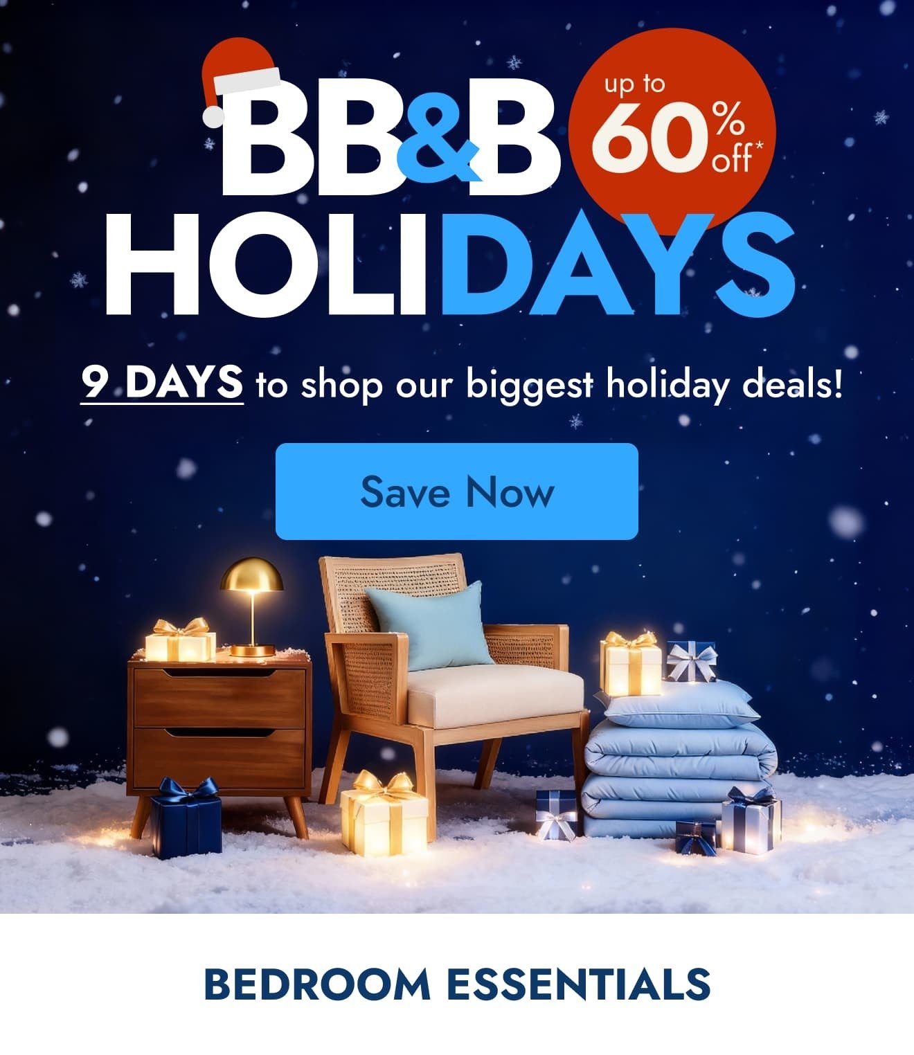 BBB HoliDAYS: Furniture up to 60% off