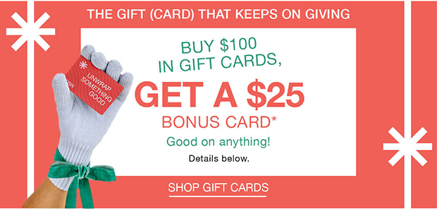 The gift card that keeps on giving -  Shop gift cards