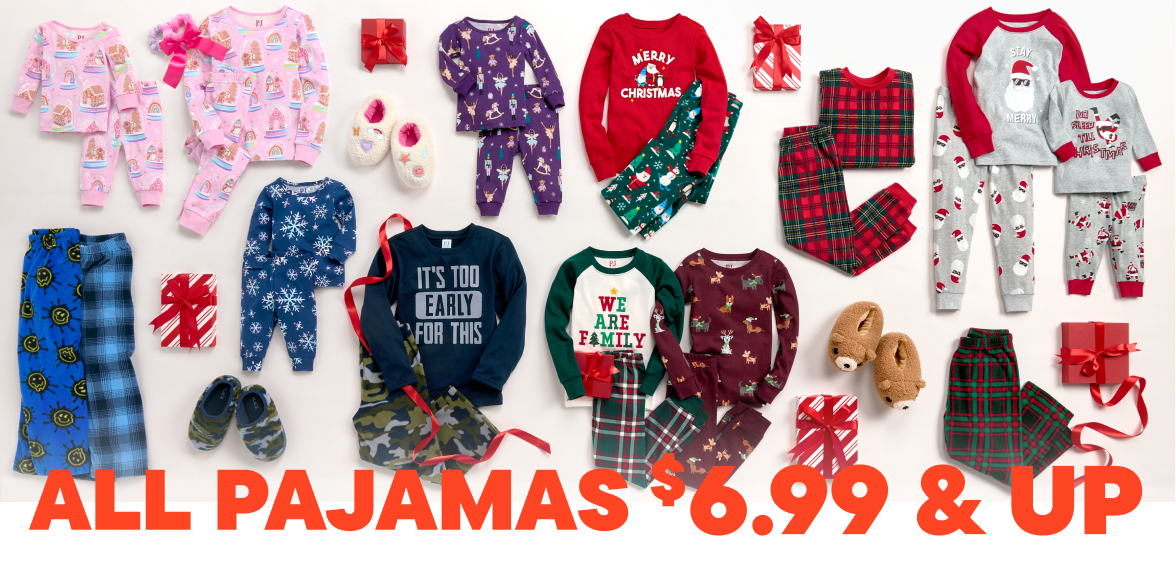 $6.99 & Up Pajamas