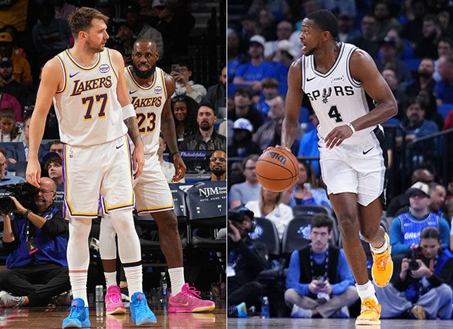 Luka Dončić, LeBron James, De'Aaron Fox