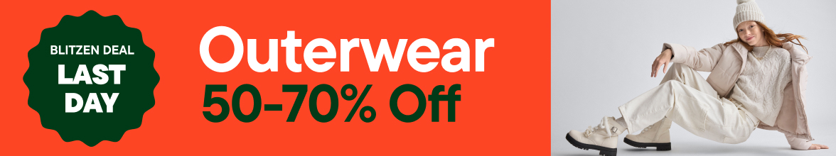 50-70% off Outerwear