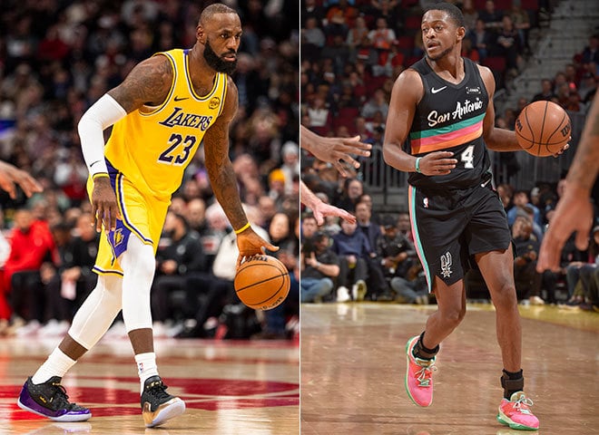 LeBron James, De'Aaron Fox