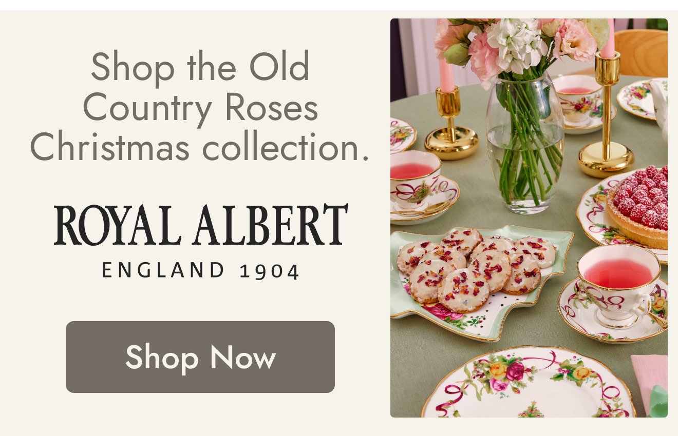 Shop the Old Country Roses Christmas Collection by Royal Albert
