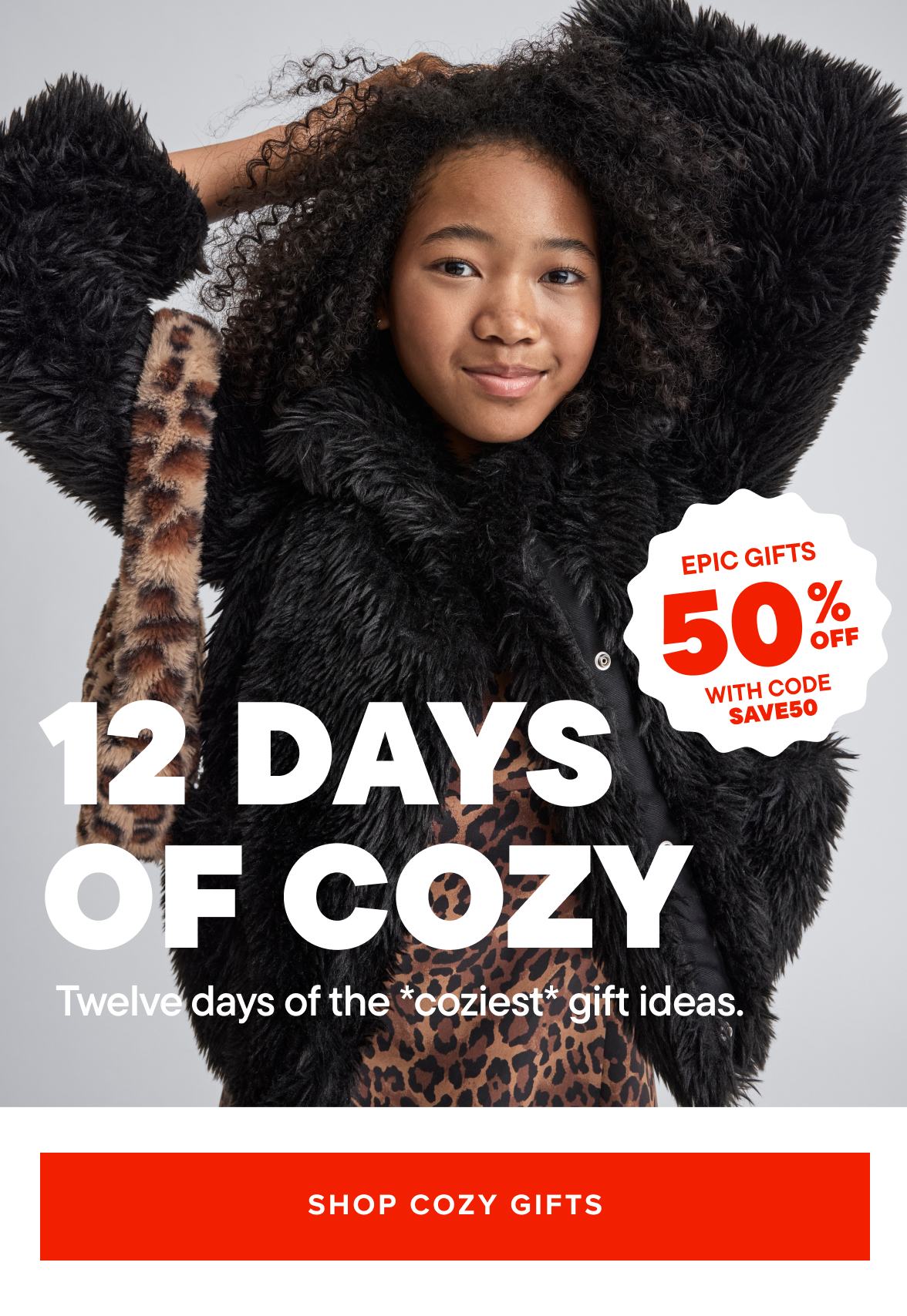 50% off Gifts with code SAVE50