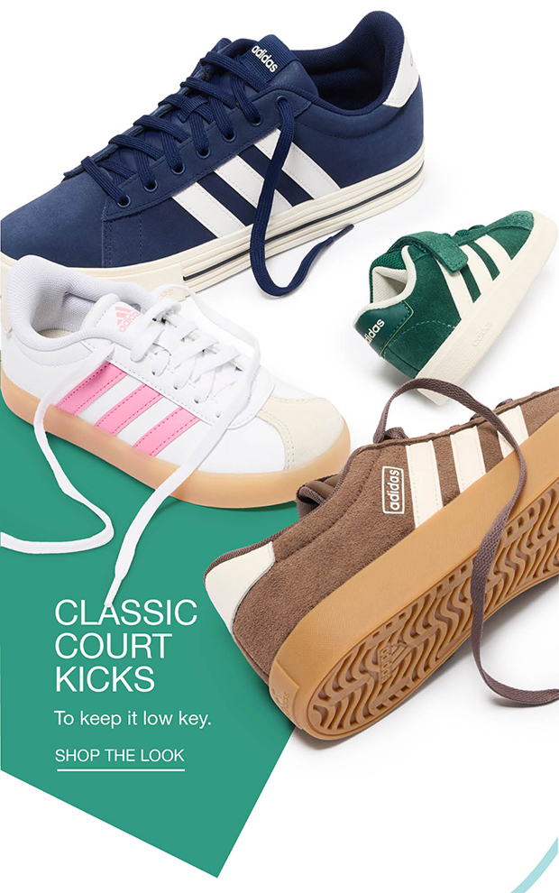 CLASSIC COURT KICKS | SHOP THE LOOK