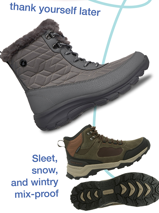 thank yourself later | Sleet, snow, and wintry mix-proof