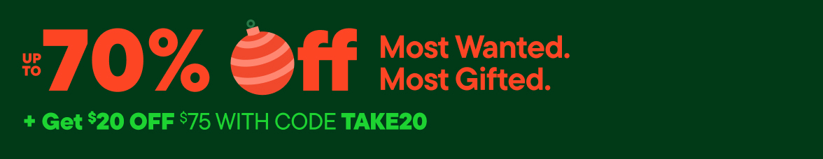 Up to 70% Off Almost Everything