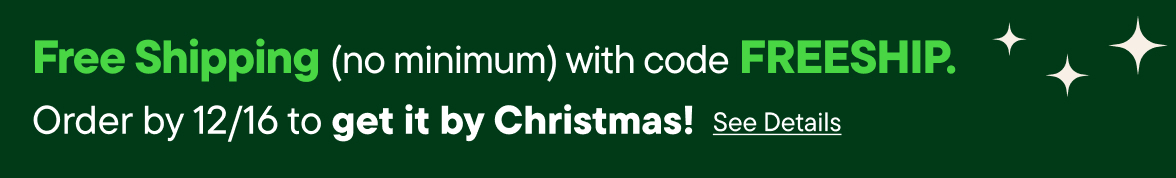 Get it by Christmas! Order by 12/15