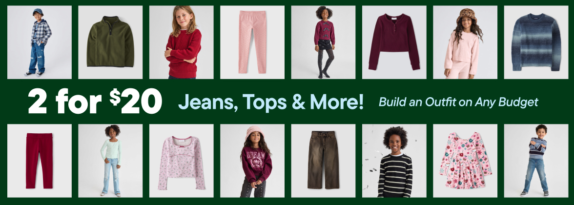 2 for $20 Jeans, Sweaters & More