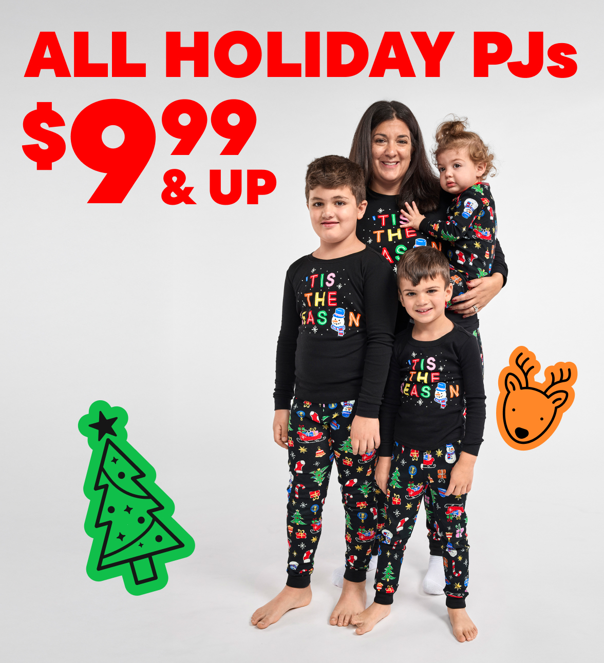 $9.99 & Up Holiday PJs