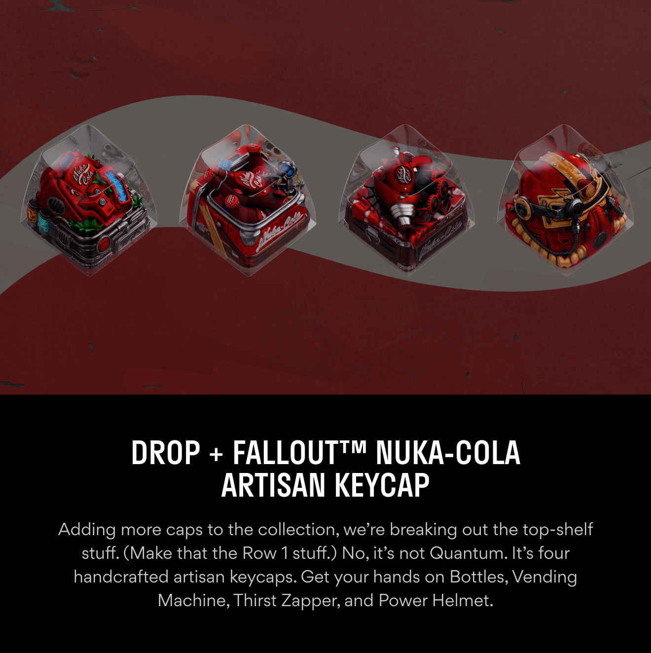 Drop + Fallout™ Nuka-Cola Artisan Keycap
