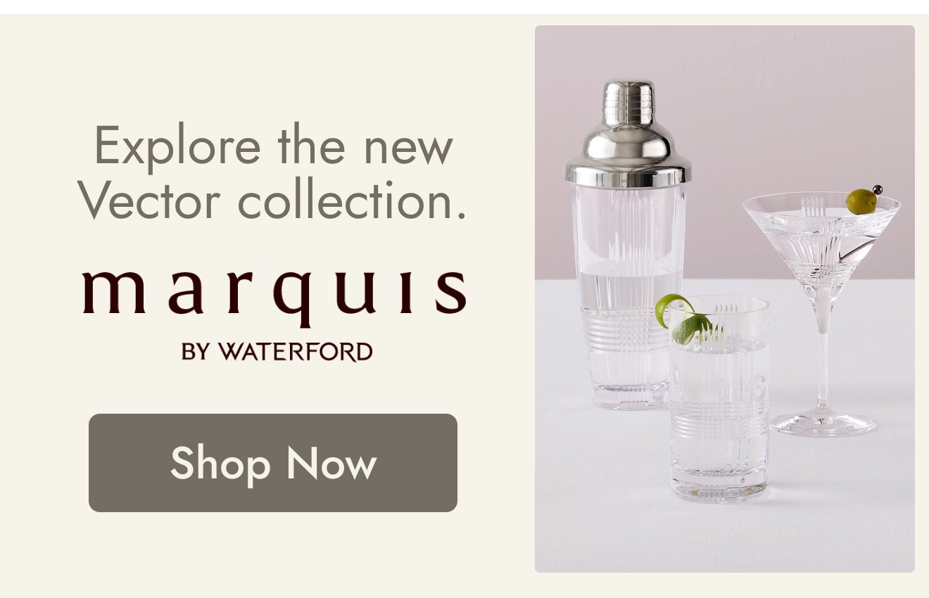Explore the new Marquis by Waterford Vector collection
