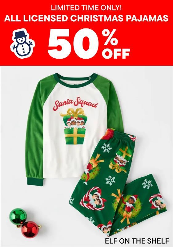 50% Off Licensed Chirstmas Sleep 