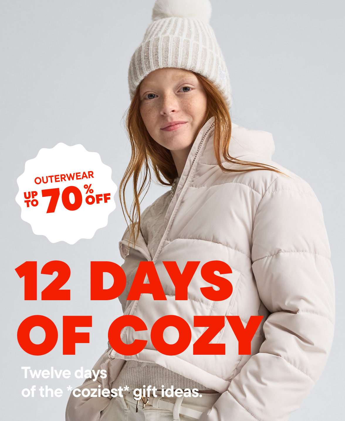 Up to 70% off Outerwear