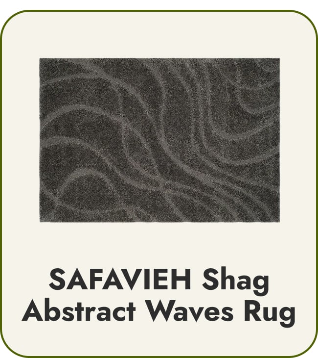 SAFAVIEH Florida Shag Abstract Waves Rug