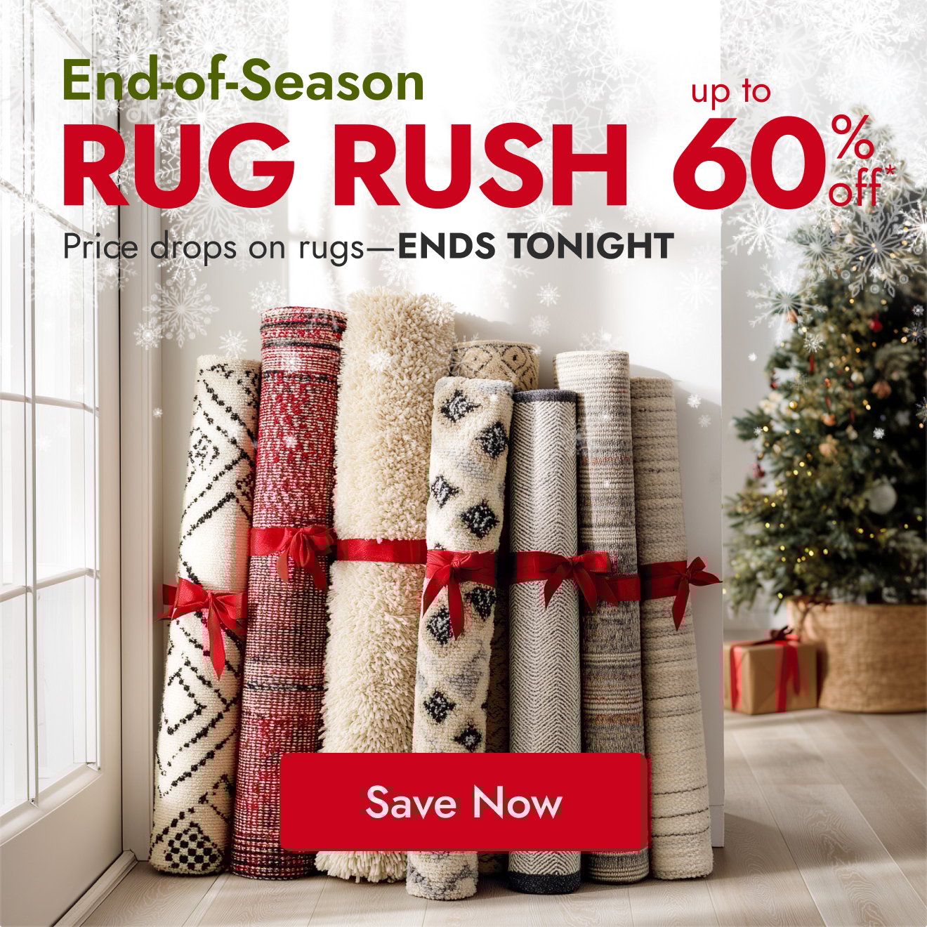 Ends tonight: Rugs up to 60% off