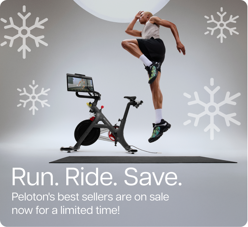 Run. Ride. Save. Peloton's best sellers are on sale now for a limited time!
