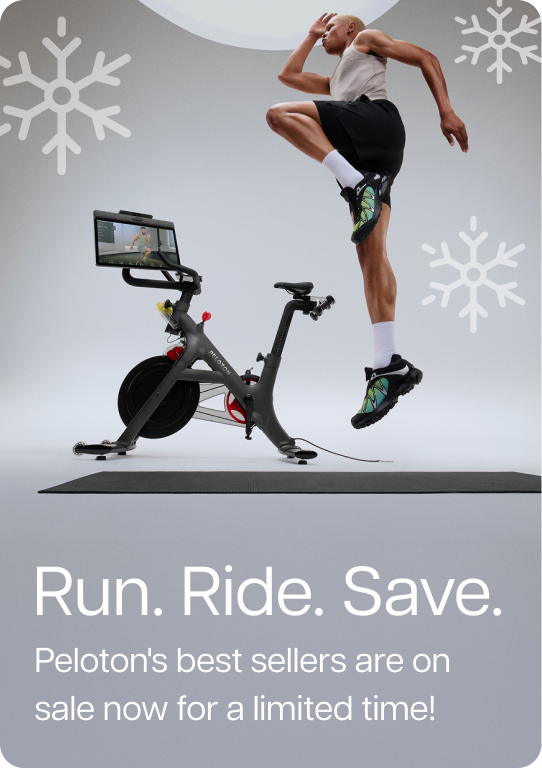 Run. Ride. Save. Peloton's best sellers are on sale now for a limited time!