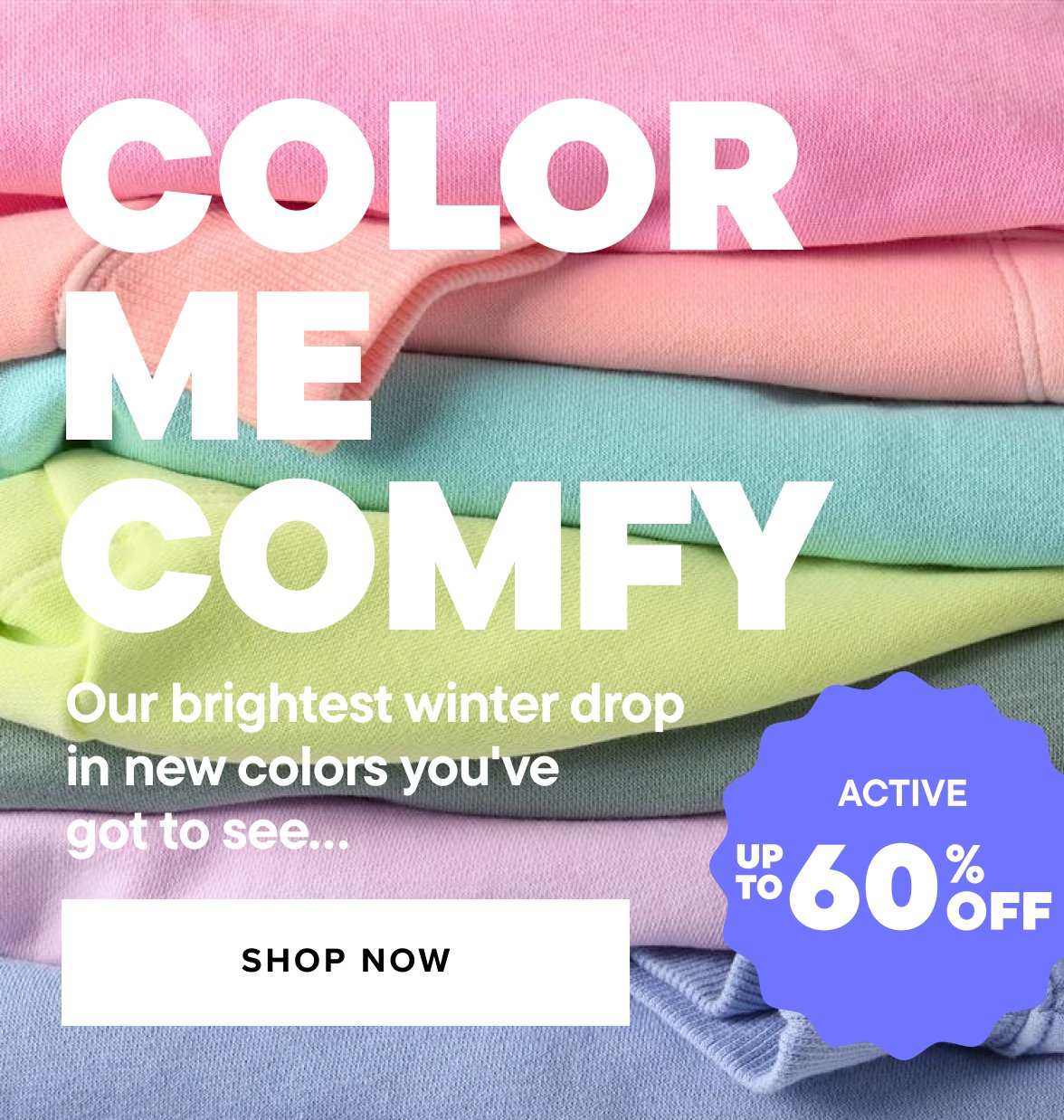 Up to 60% off Active