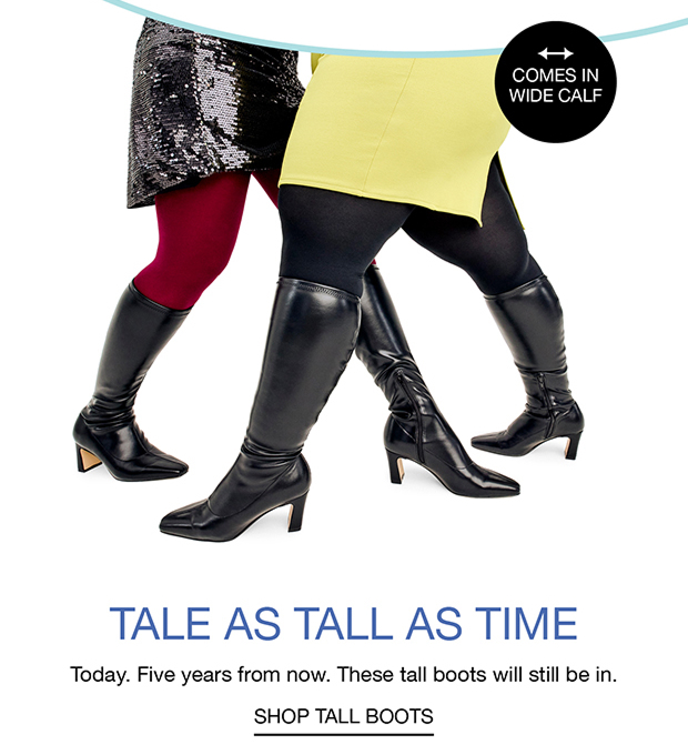 TALE AS TALL AS TIME | SHOP TALL BOOTS