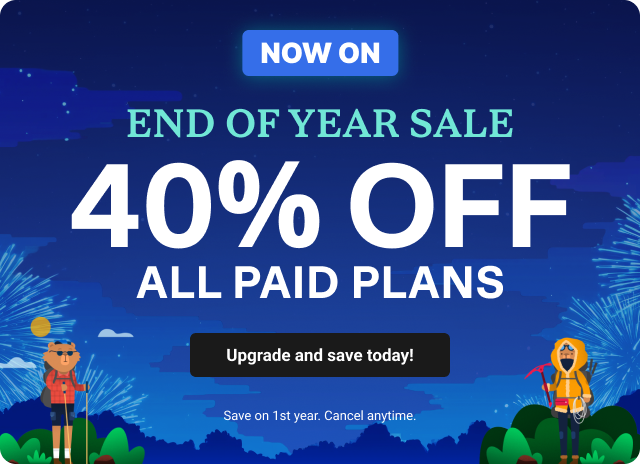 End of Year Sale now on!