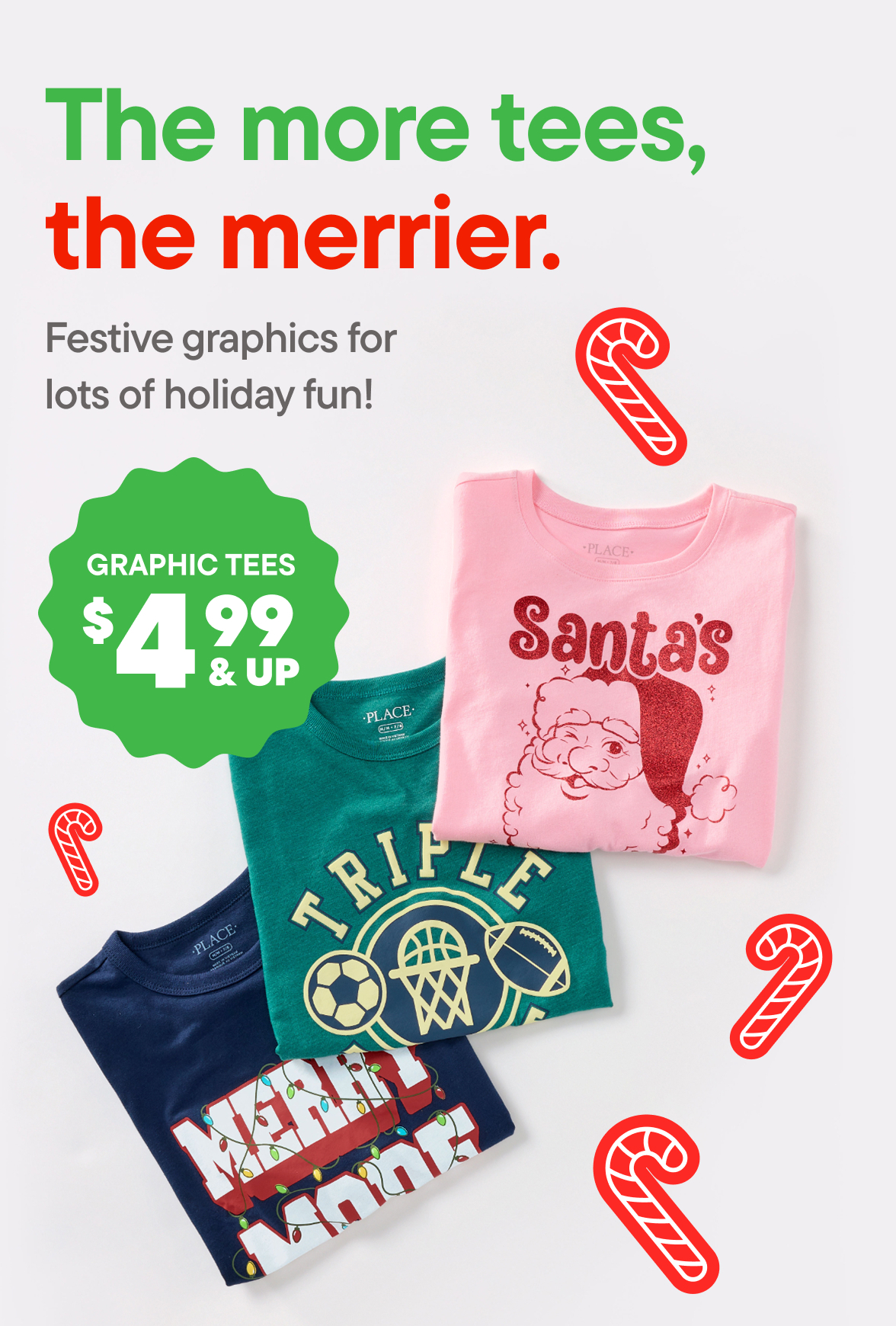 $4.99 & Up Graphic Tees 