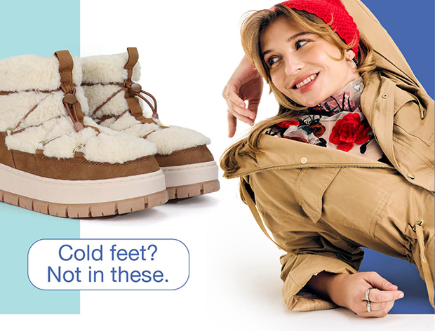 Cold feet? Not in these.