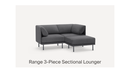 Range 3-Piece Sectional Lounger