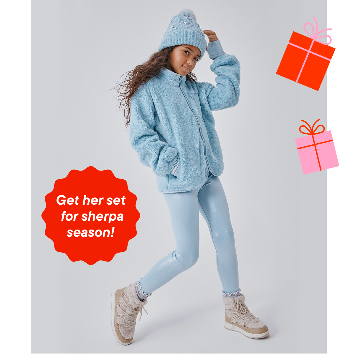 Get her set for sherpa season