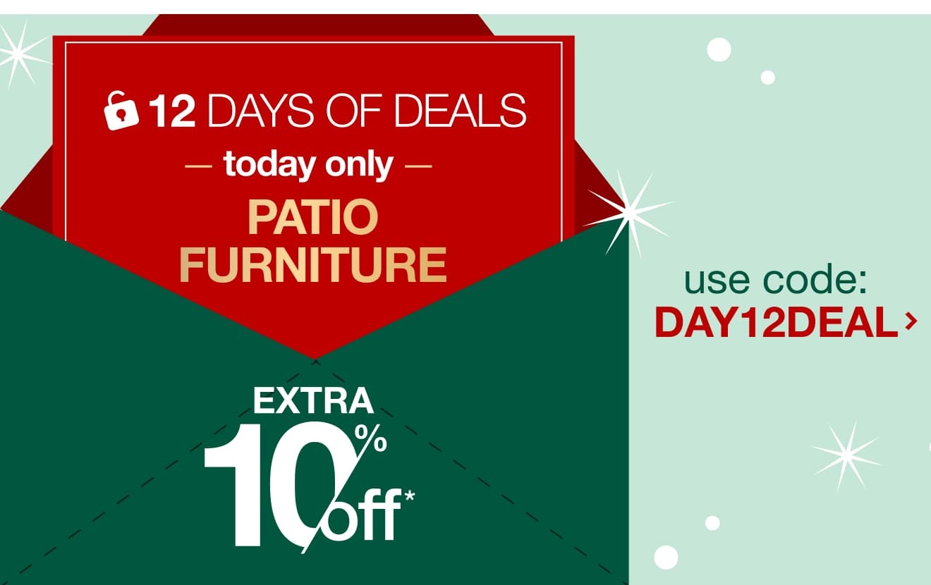 Shop Patio Furniture on Sale