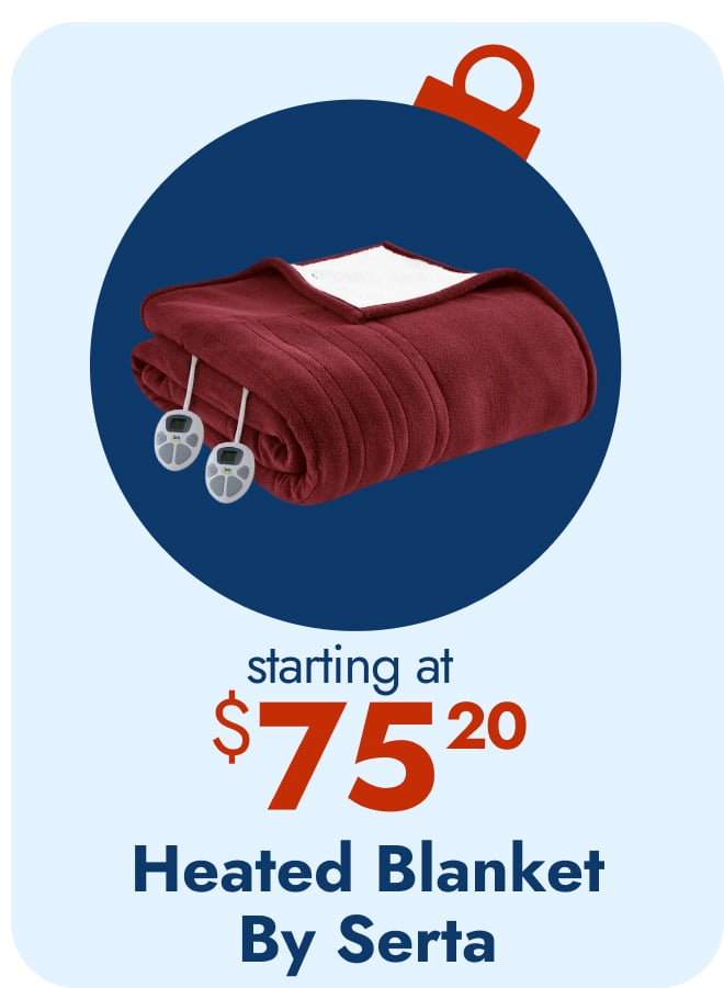 Fleece to Sherpa Heated Blanket by Serta