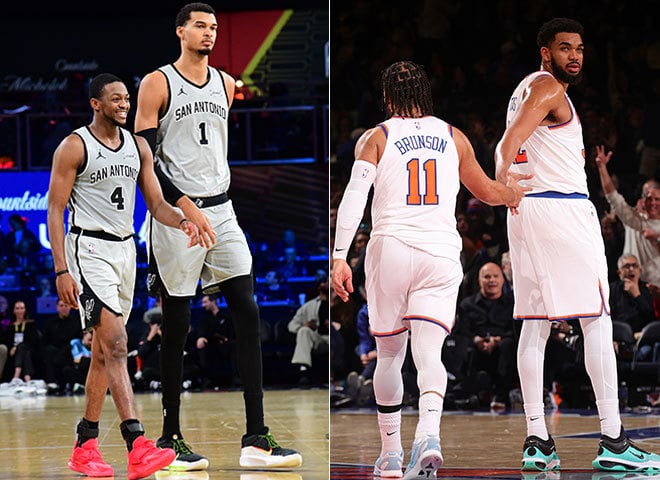 De'Aaron Fox, Victor Wembanyama, Jalen Brunson, Karl-Anthony Towns