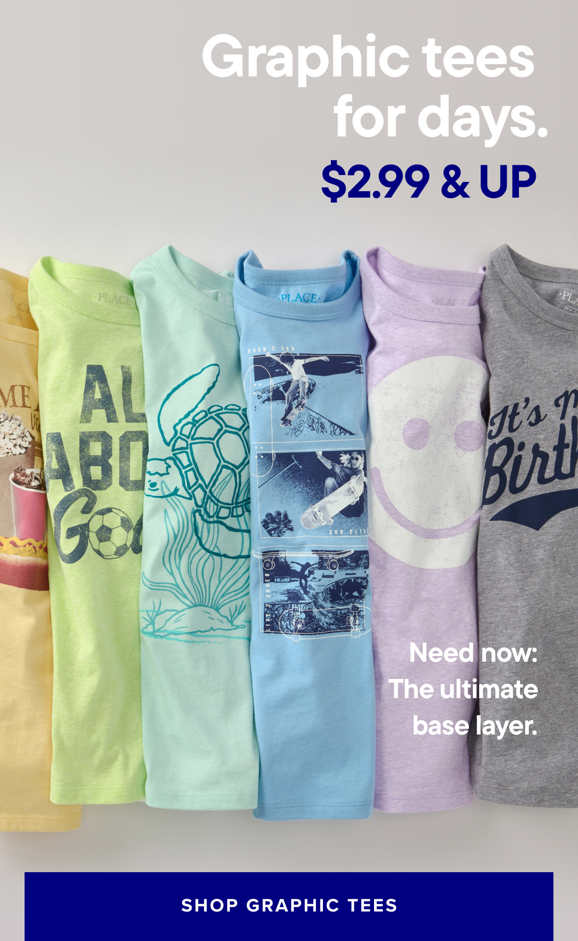 $2.99 & Up Graphic Tees