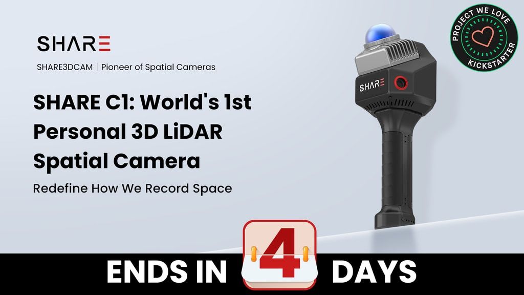 SHARE C1: Personal 3D LiDAR Spatial Camera