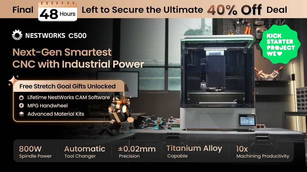 NestWorks C500: Next-Gen CNC with Industrial Power