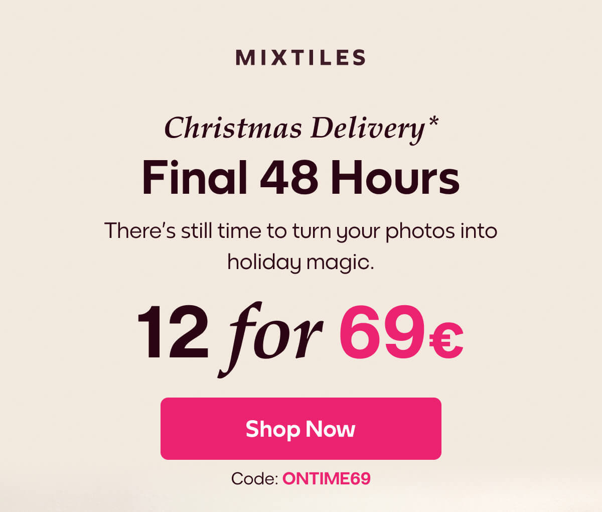 [MIXTILES] Turn your photos into holiday magic with Mixtiles | ORDER NOW