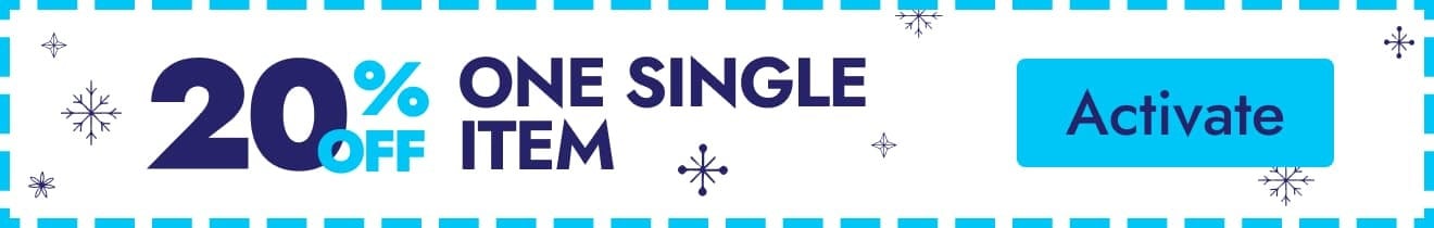 20% off a single item