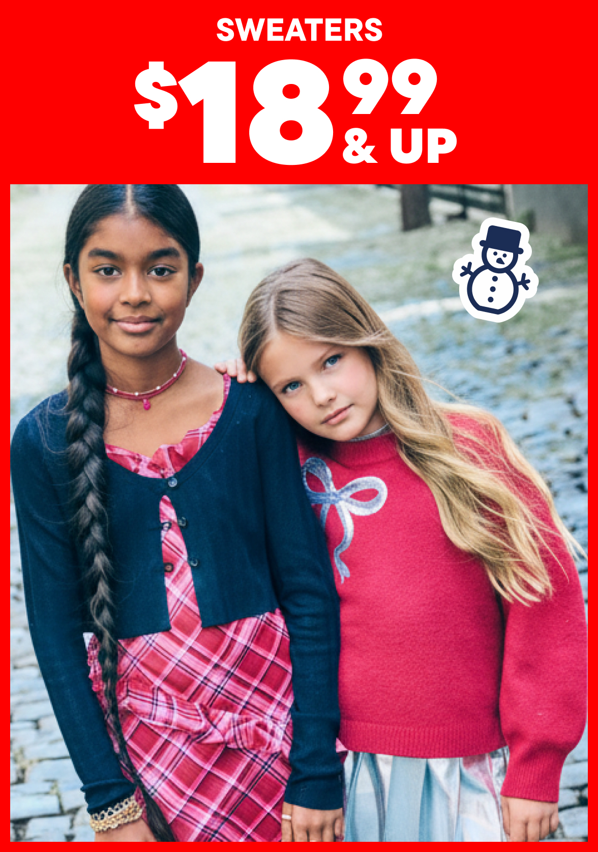 $18.99 & Up Sweaters 