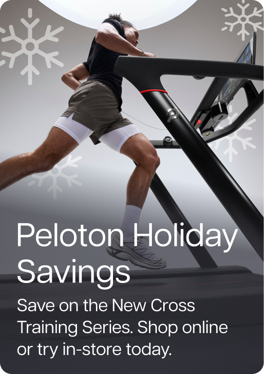 Peloton Holiday Savings. Save on the New Cross Training Series. Shop online or try in-store today.