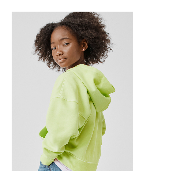 Kids Garment Dyed Premium Fleece Hoodie - green