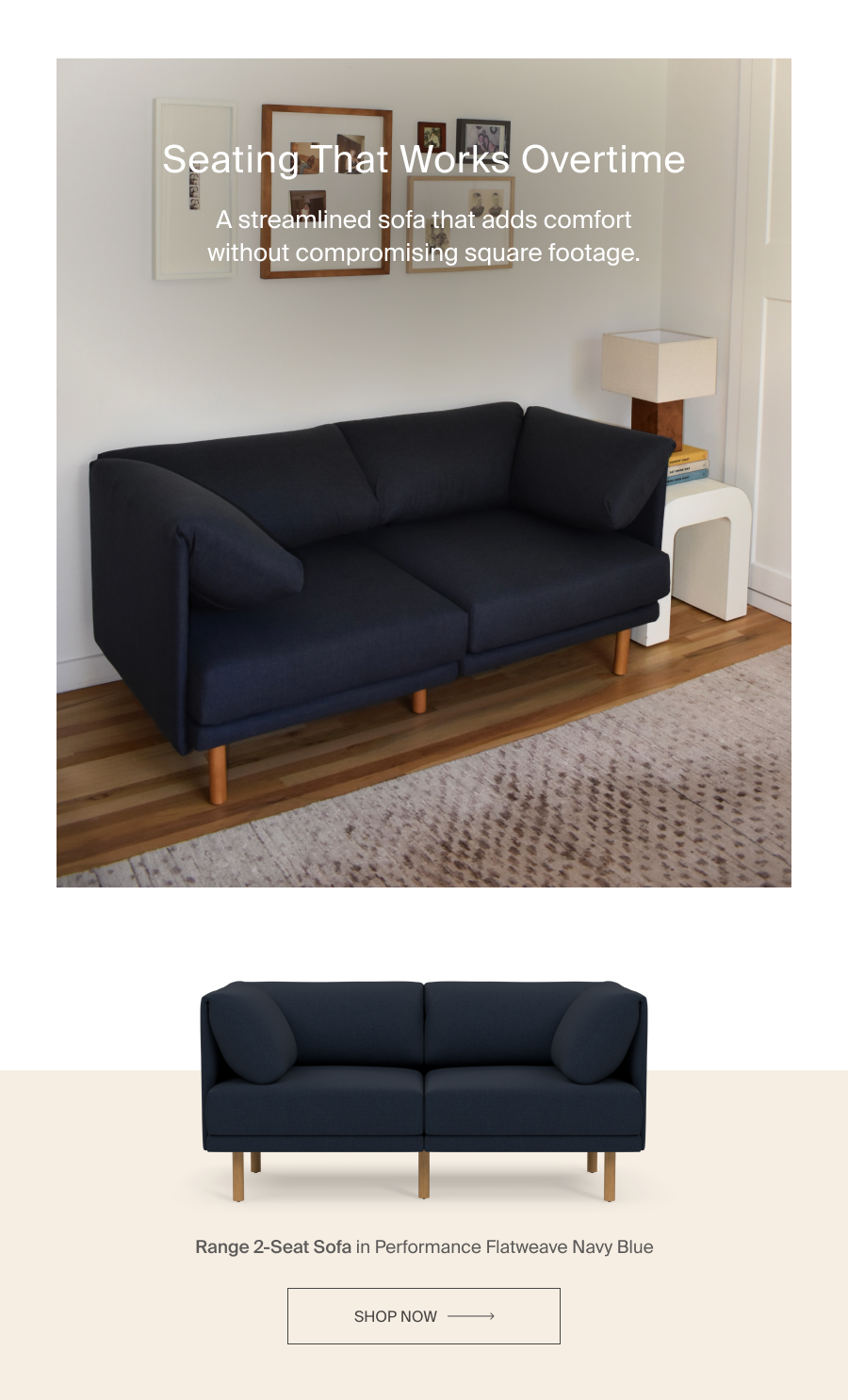 Range 2-Piece Sofa